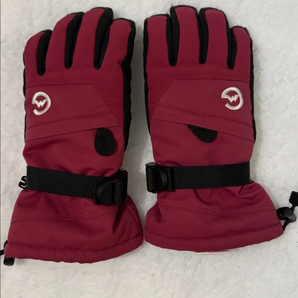 Gordini XS women’s pink and Black Winter Gloves